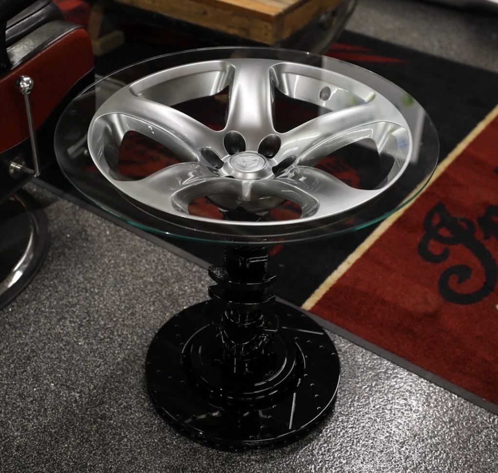Custom tables (made from forged Wheels)