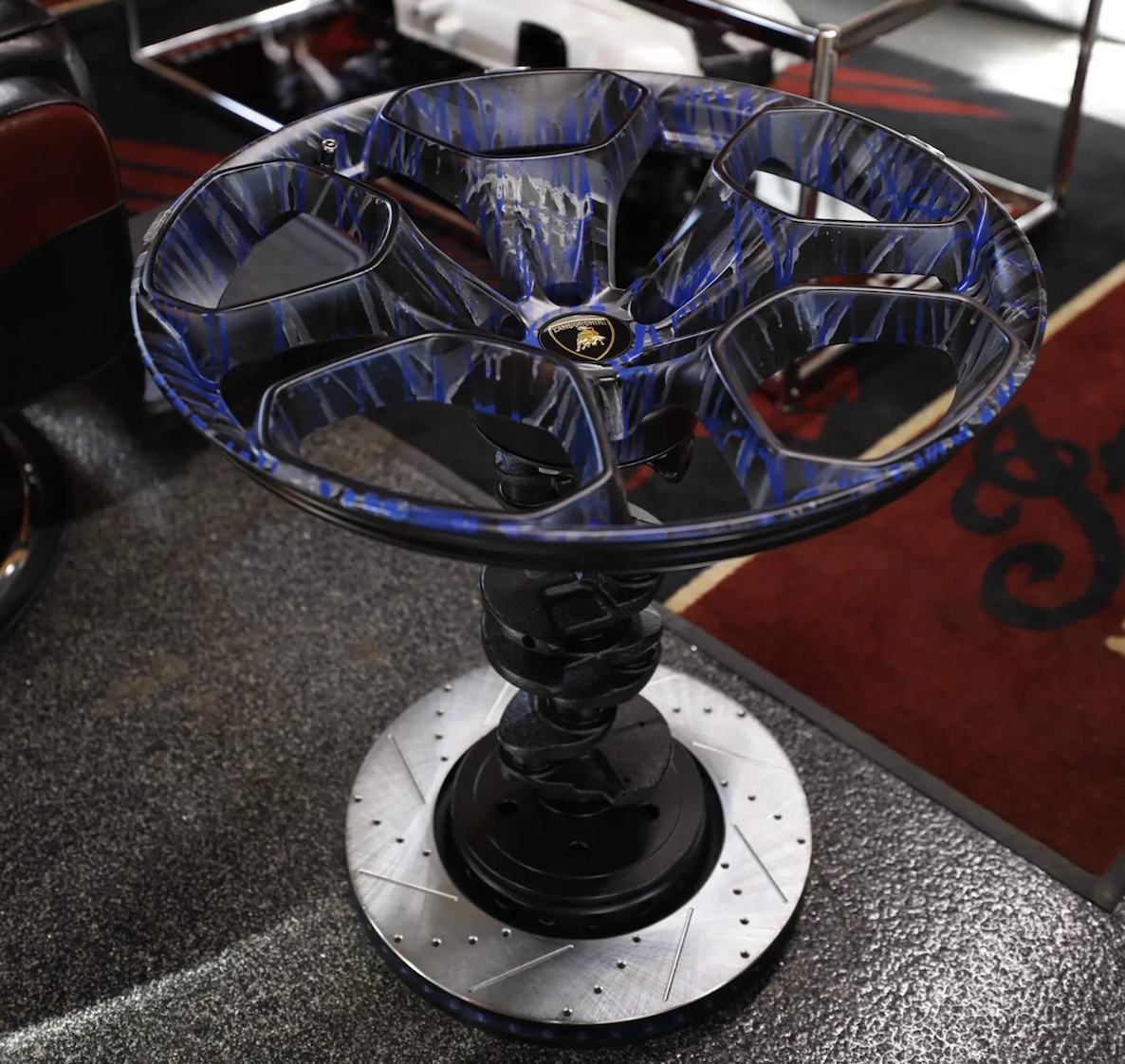 Custom tables (made from forged Wheels)