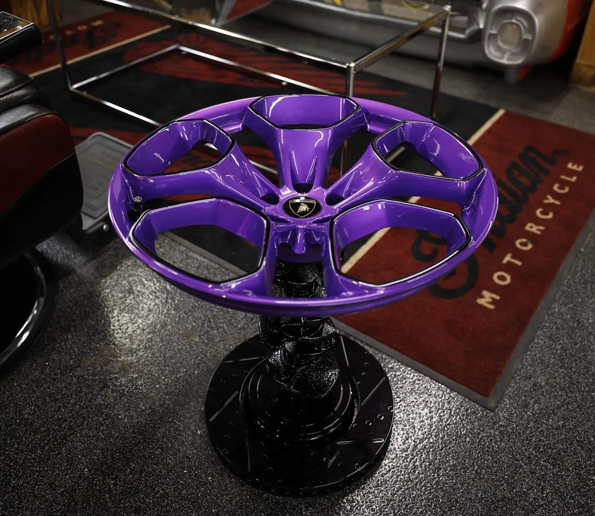 Custom tables (made from forged Wheels)