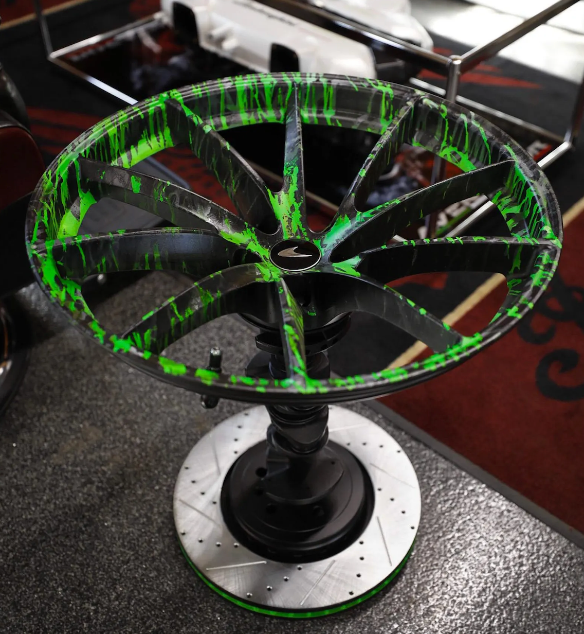 Custom tables (made from forged Wheels)
