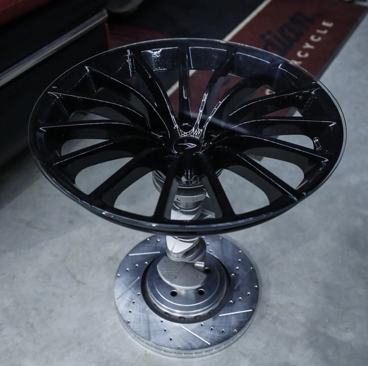 Custom tables (made from forged Wheels)
