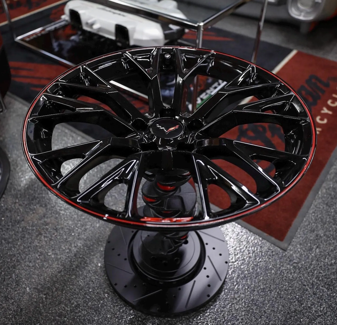 Custom tables (made from forged Wheels)