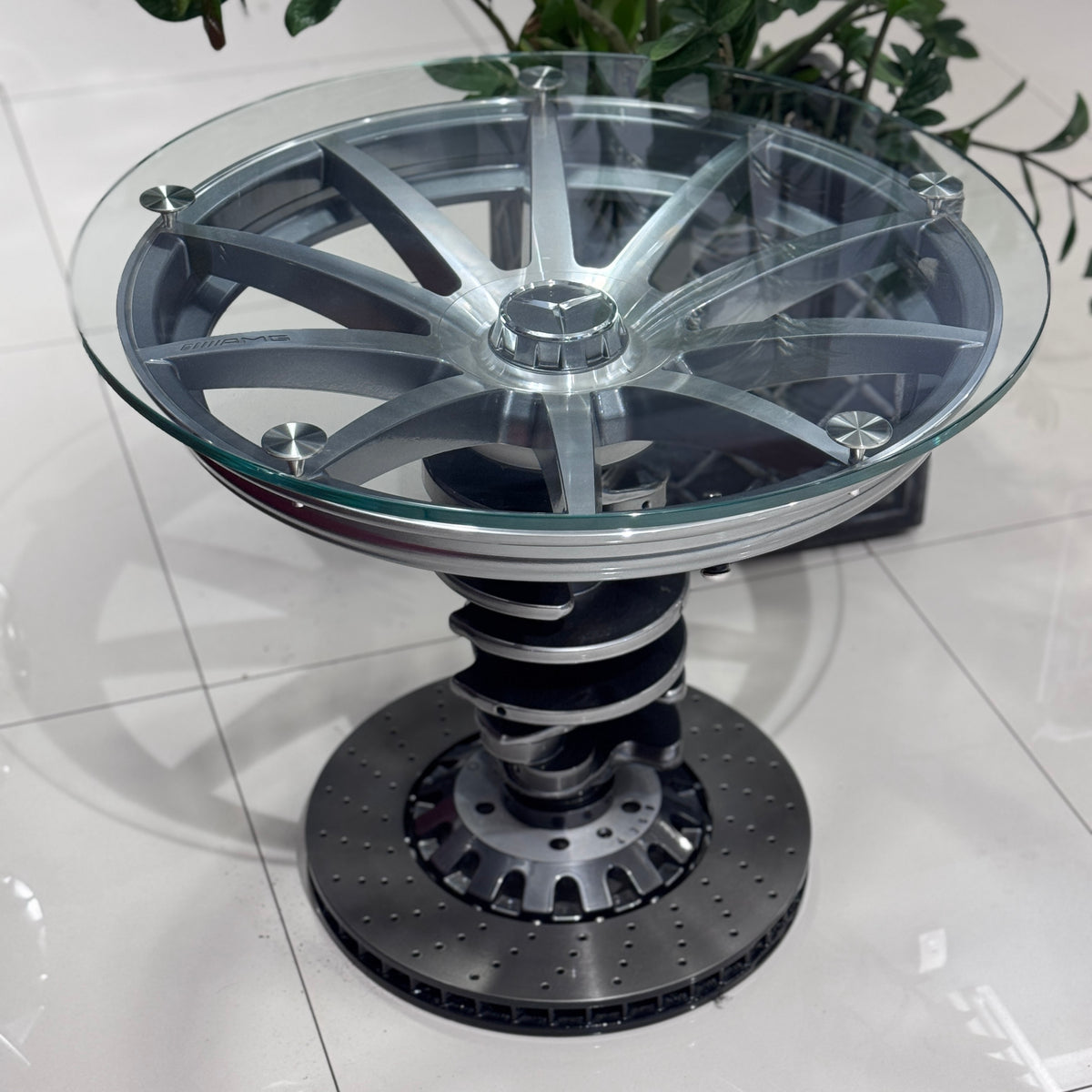 Custom tables (made from forged Wheels)