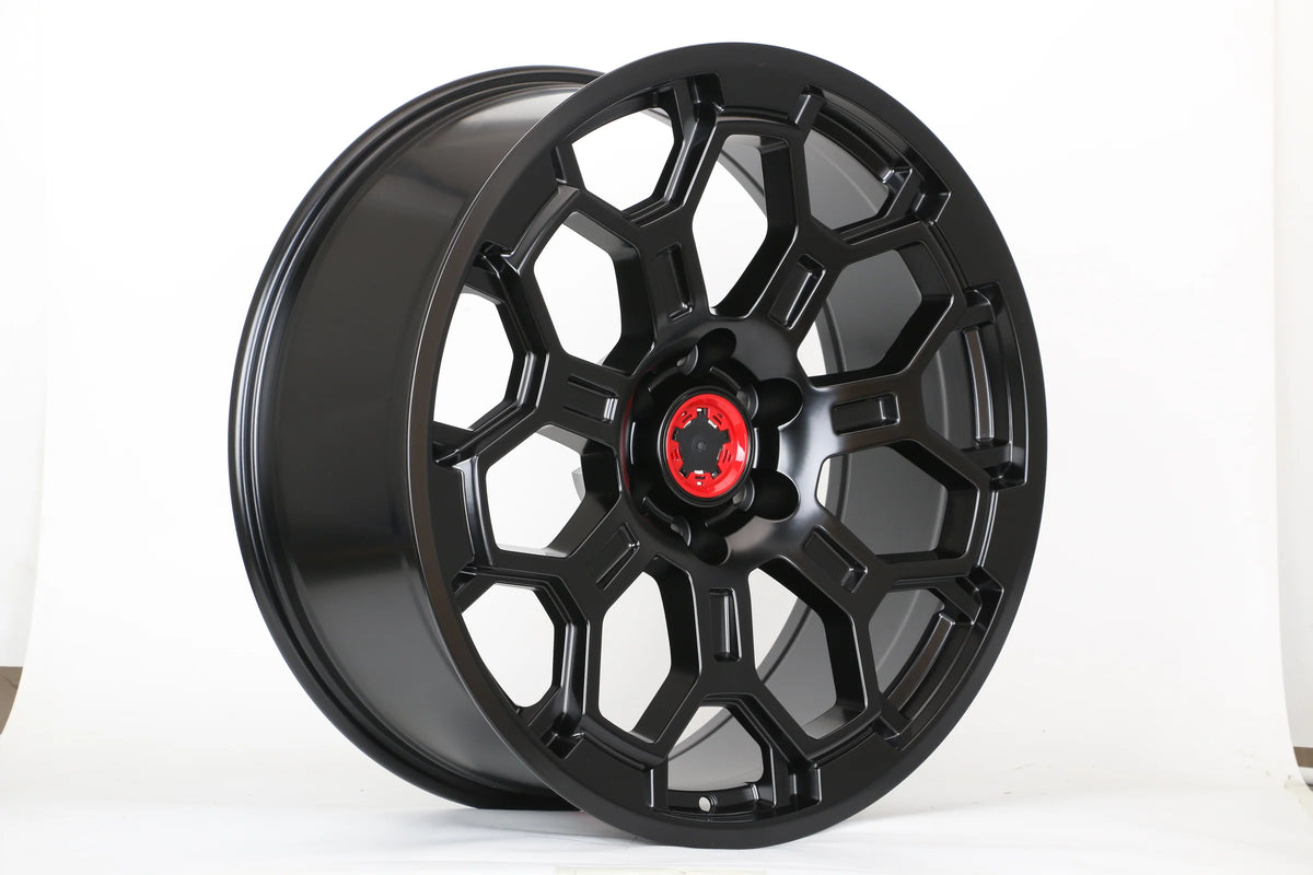 22" Black Pro Style Wheels fits Toyota Tacoma 4Runner FJ Cruiser Tundra Sequoia Land Cruiser (set 4)