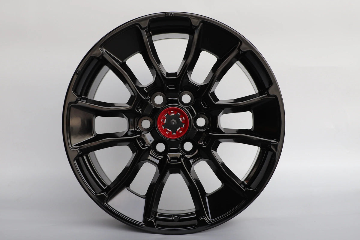 20" 2023 Black Pro Style Wheels fits Toyota Tacoma 4Runner FJ Cruiser Sequoia Land Cruiser (set 4)