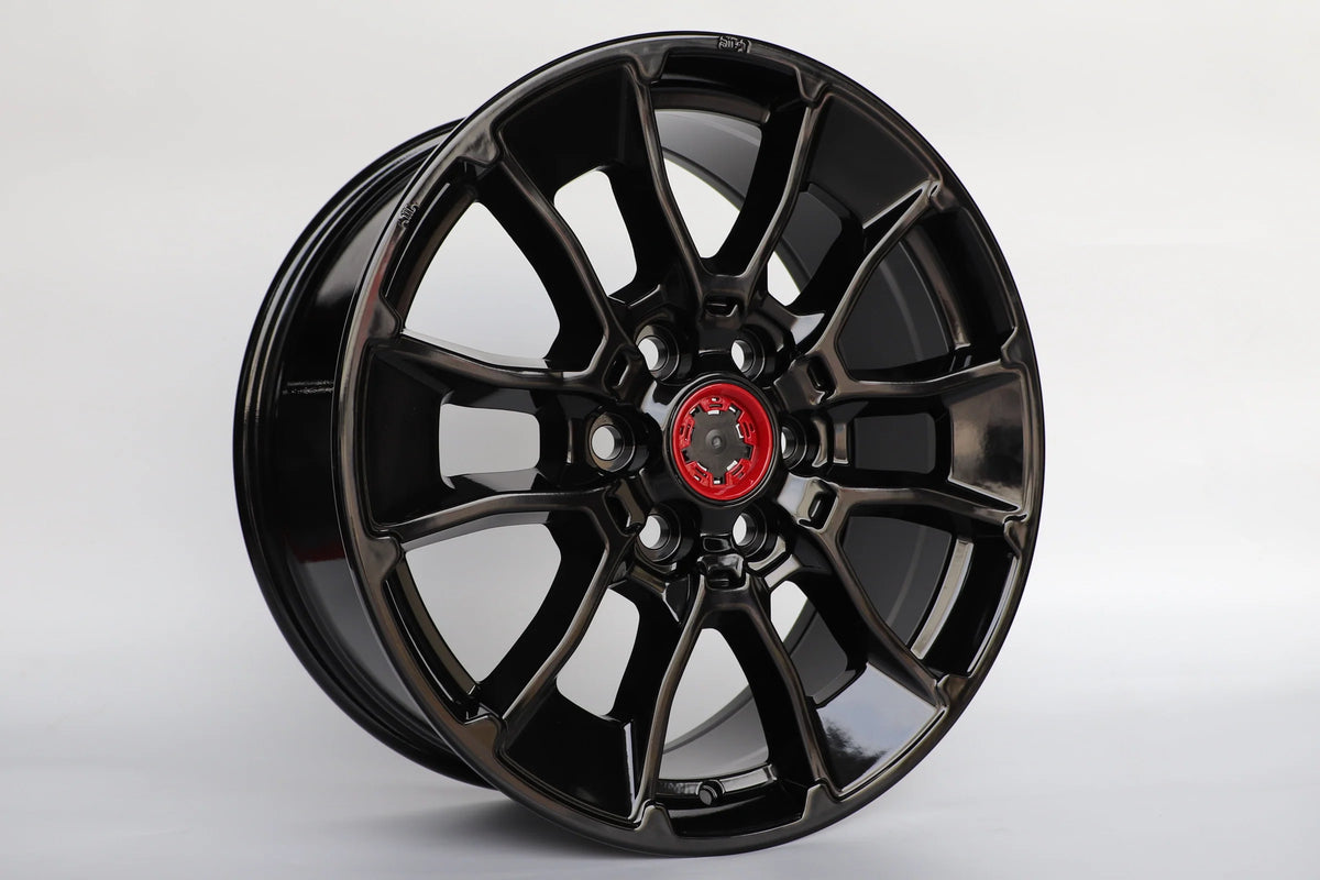 20" 2023 Black Pro Style Wheels fits Toyota Tacoma 4Runner FJ Cruiser Sequoia Land Cruiser (set 4)