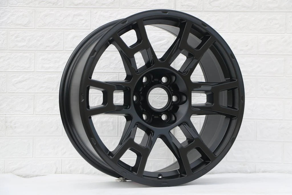 22" 2021 Black Pro Style Wheels fits Toyota Tacoma 4Runner FJ Cruiser Sequoia Land Cruiser (set 4)