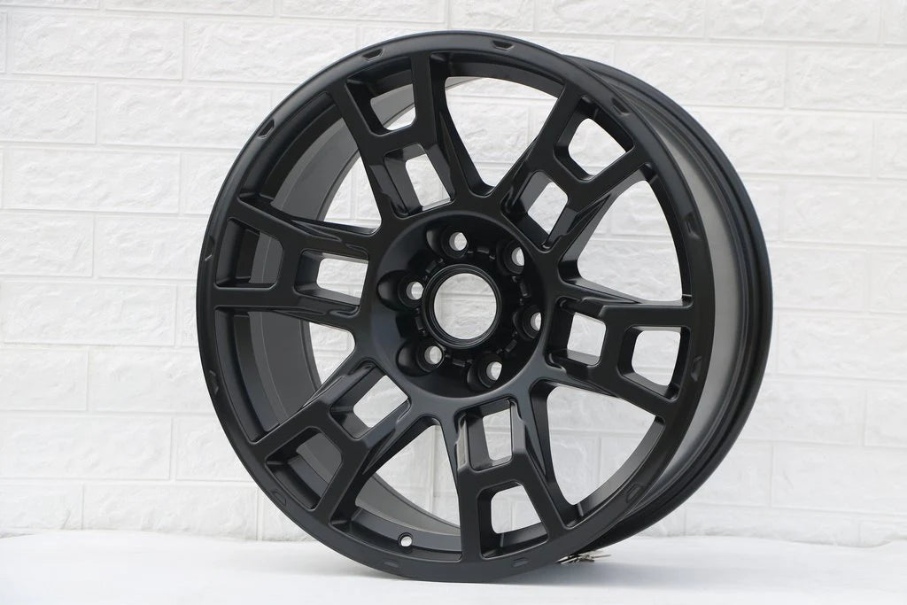 22" 2021 Black Pro Style Wheels fits Toyota Tacoma 4Runner FJ Cruiser Sequoia Land Cruiser (set 4)