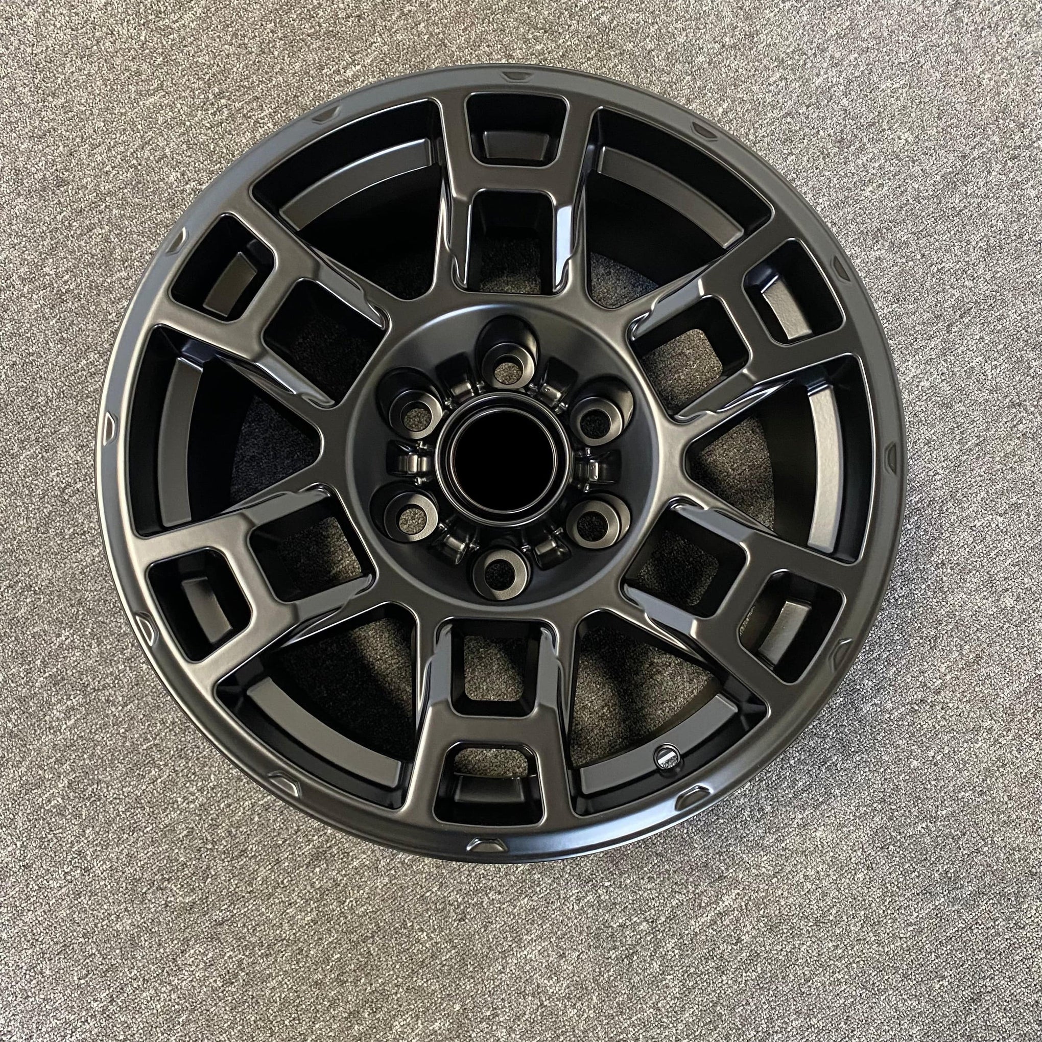 22" 2021 Black Pro Style Wheels fits Toyota Tacoma 4Runner FJ Cruiser Sequoia Land Cruiser (set 4)