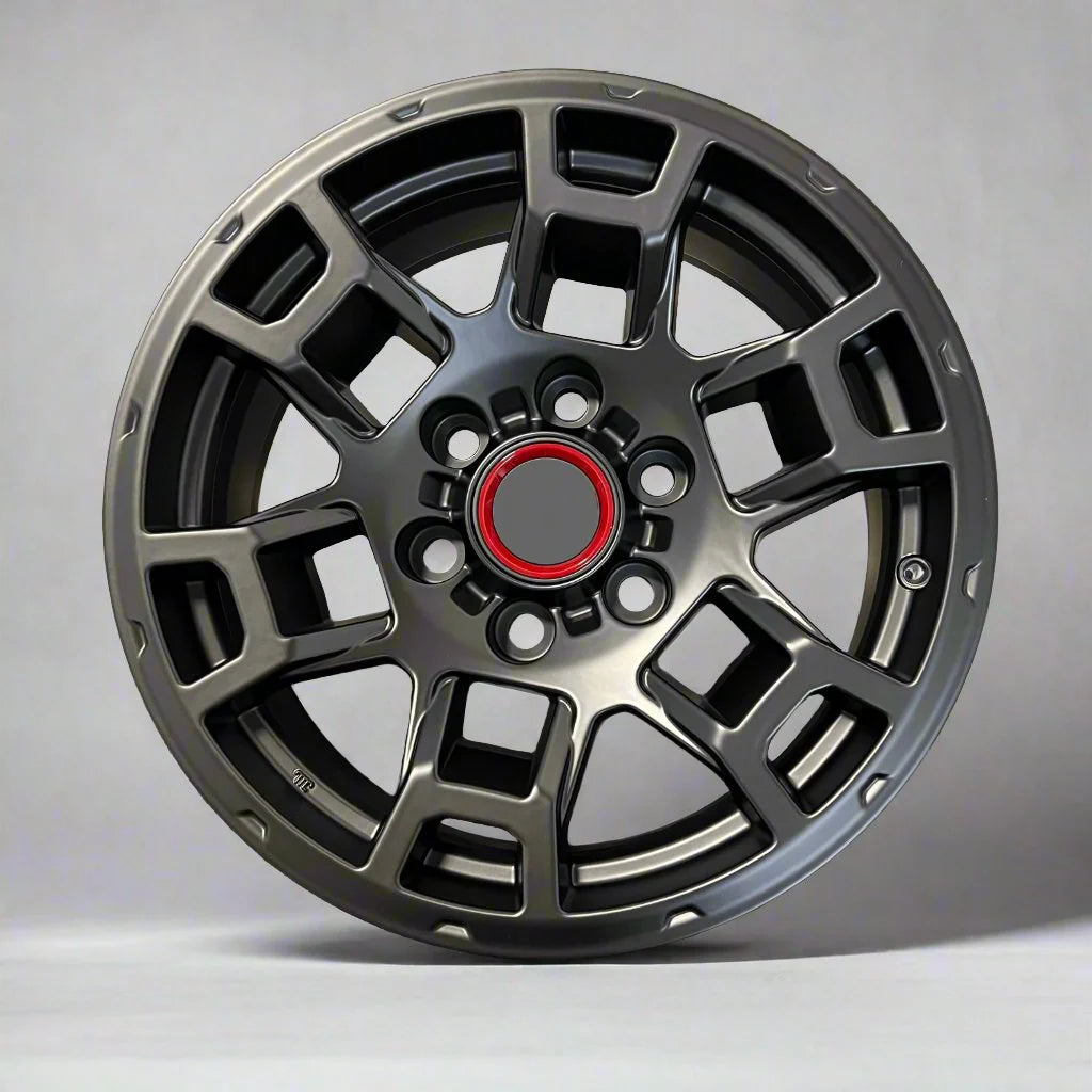 17" 2021 Black Pro Style Wheels fits Toyota Tacoma 4Runner FJ Cruiser Sequoia Land Cruiser (set 4)