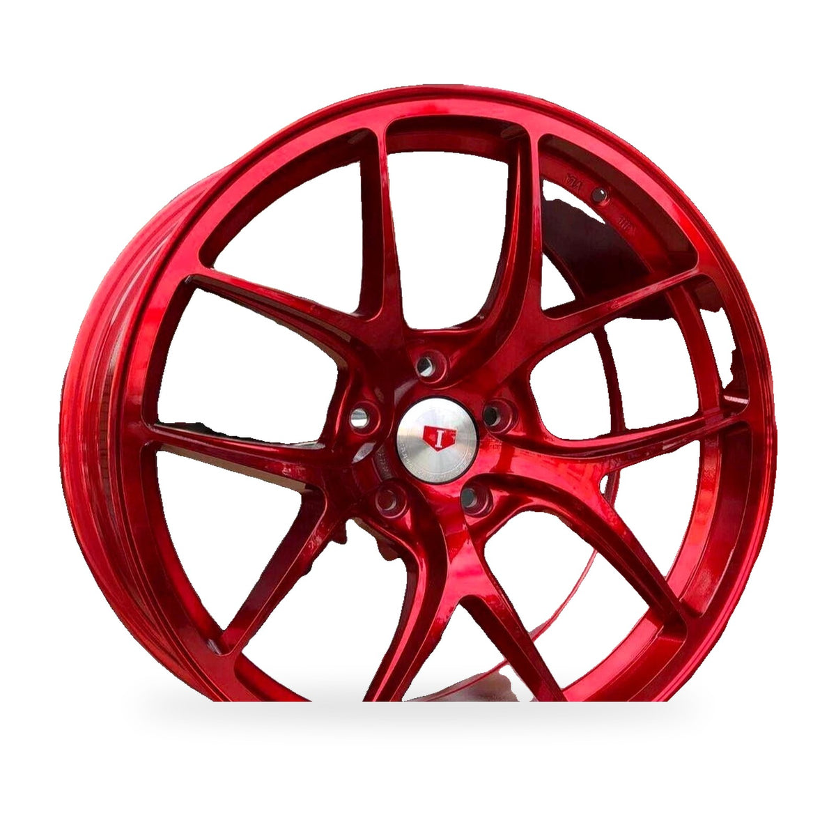 20" Wheels For Tesla Model 3 and Y 20x8.5/9.5 5x114.3 RED FACE