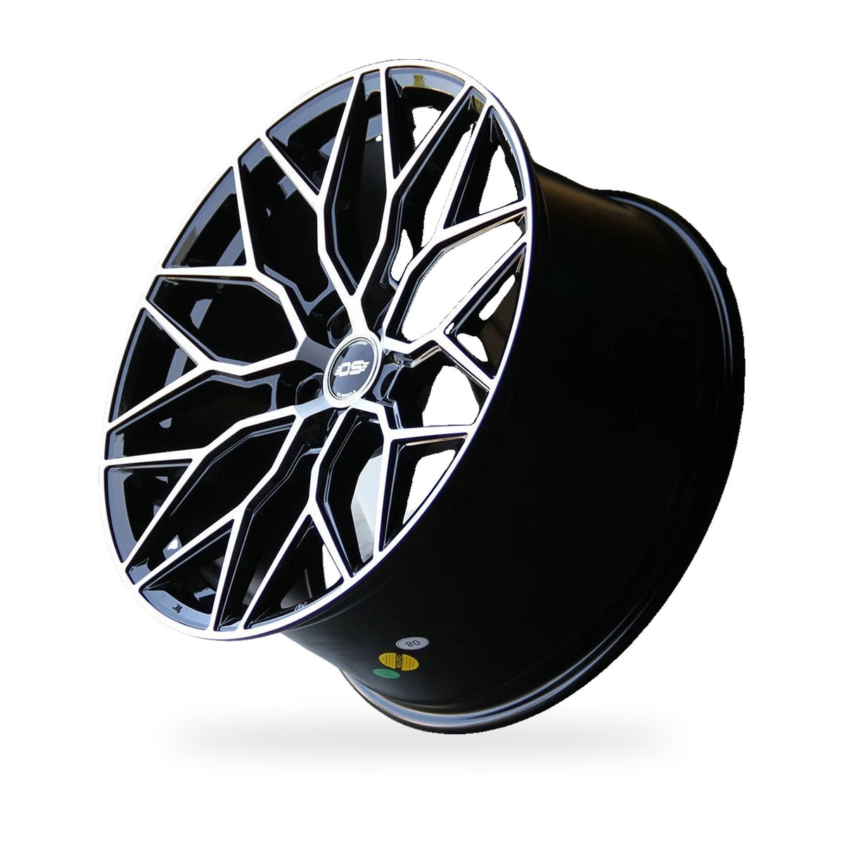 20" диски Tesla S, глянцевий чорний/полірований, 20x9 та 10