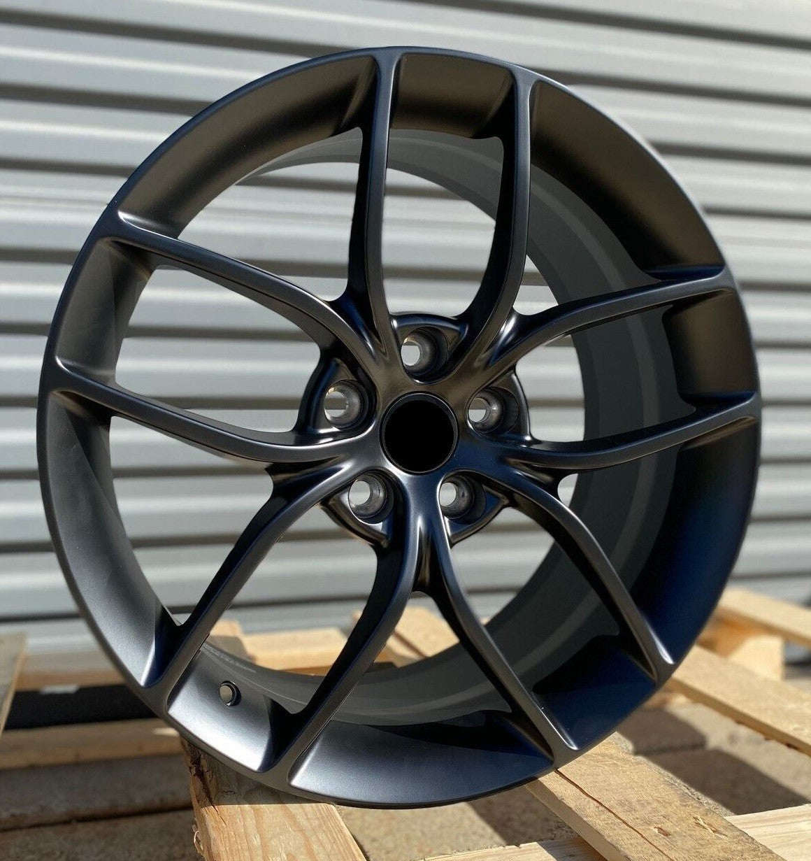 19" Wheels For Tesla Model 3 and Y 19x8.5 5x114.3 satin black rims