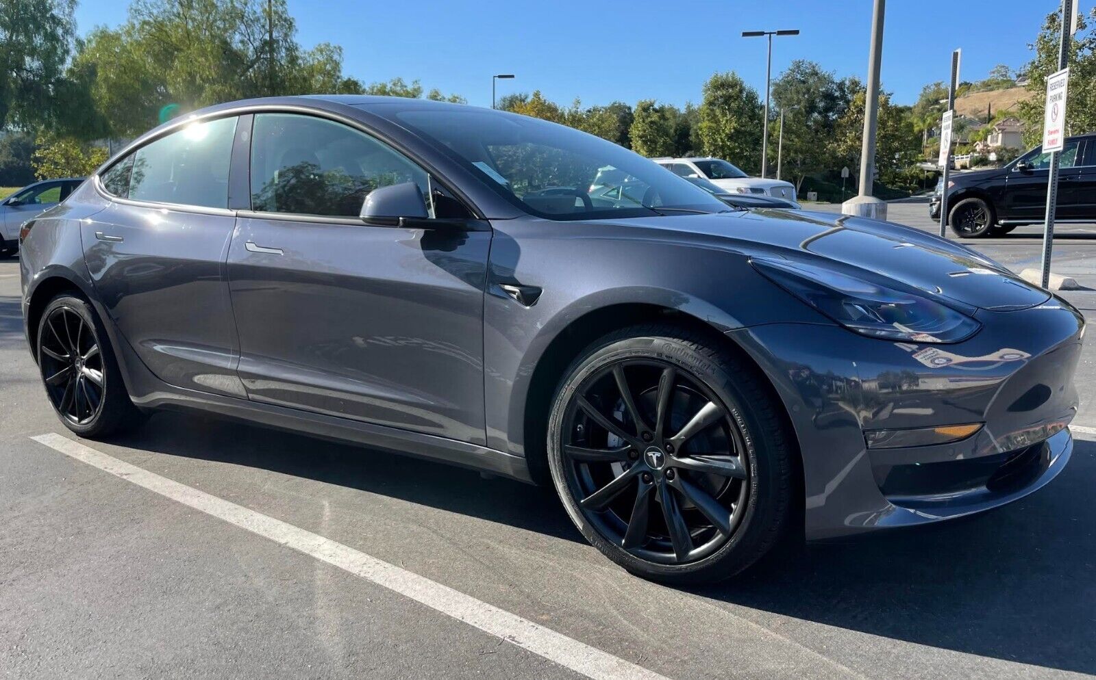 Wheels For Tesla Model 3, Y black 19''