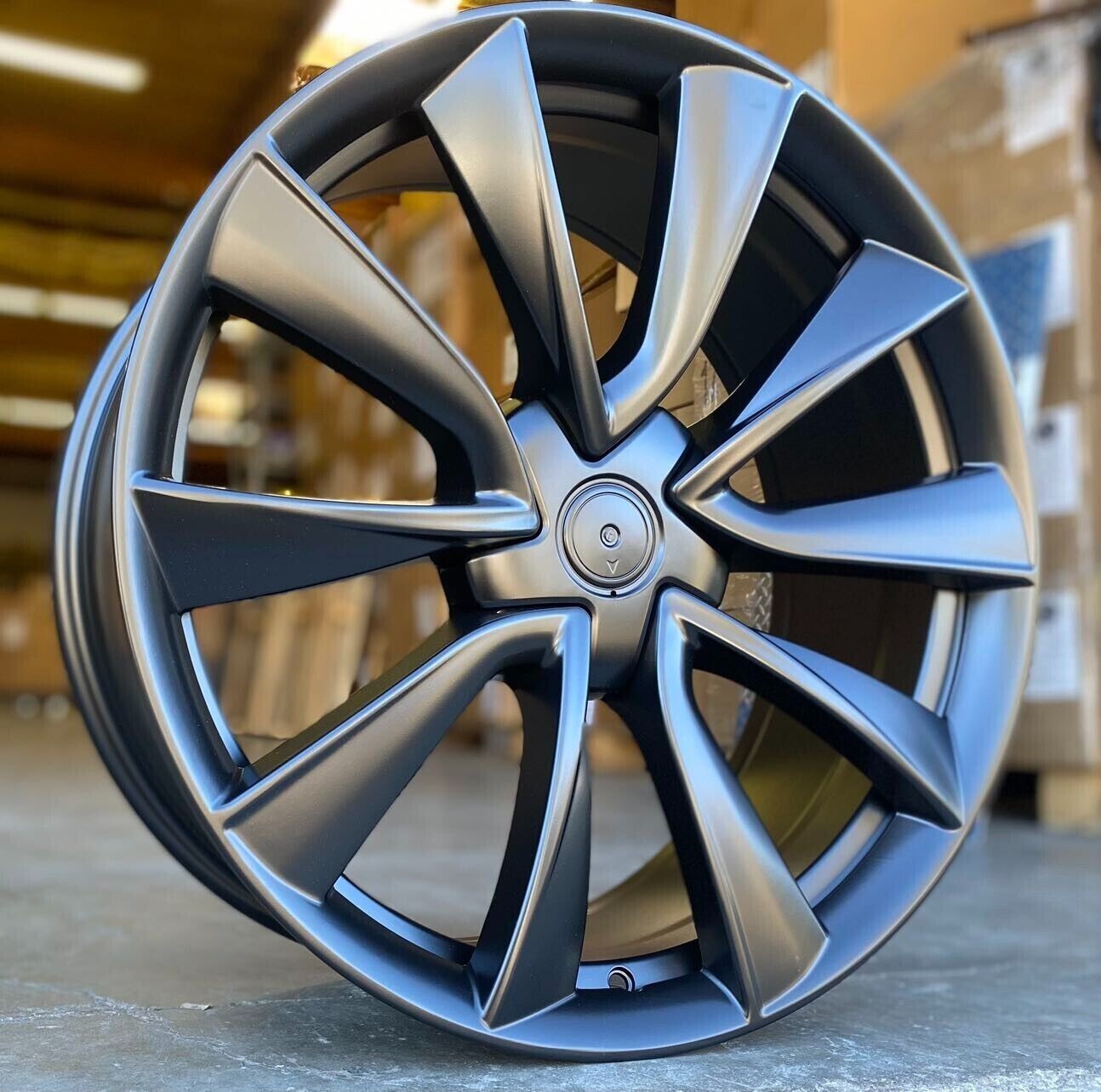 Wheels For Tesla Model S 19" satin black