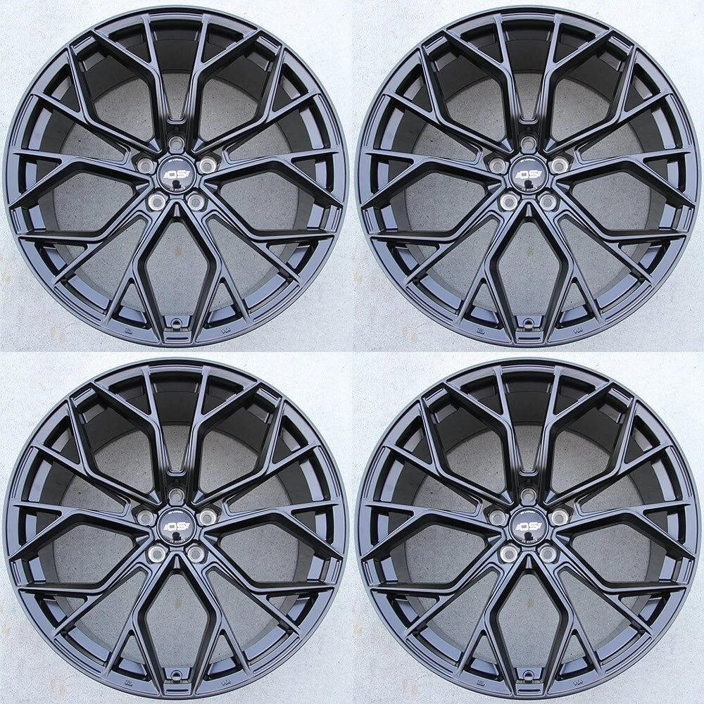 20” satin black wheels rims Tesla S 20x9 & 10