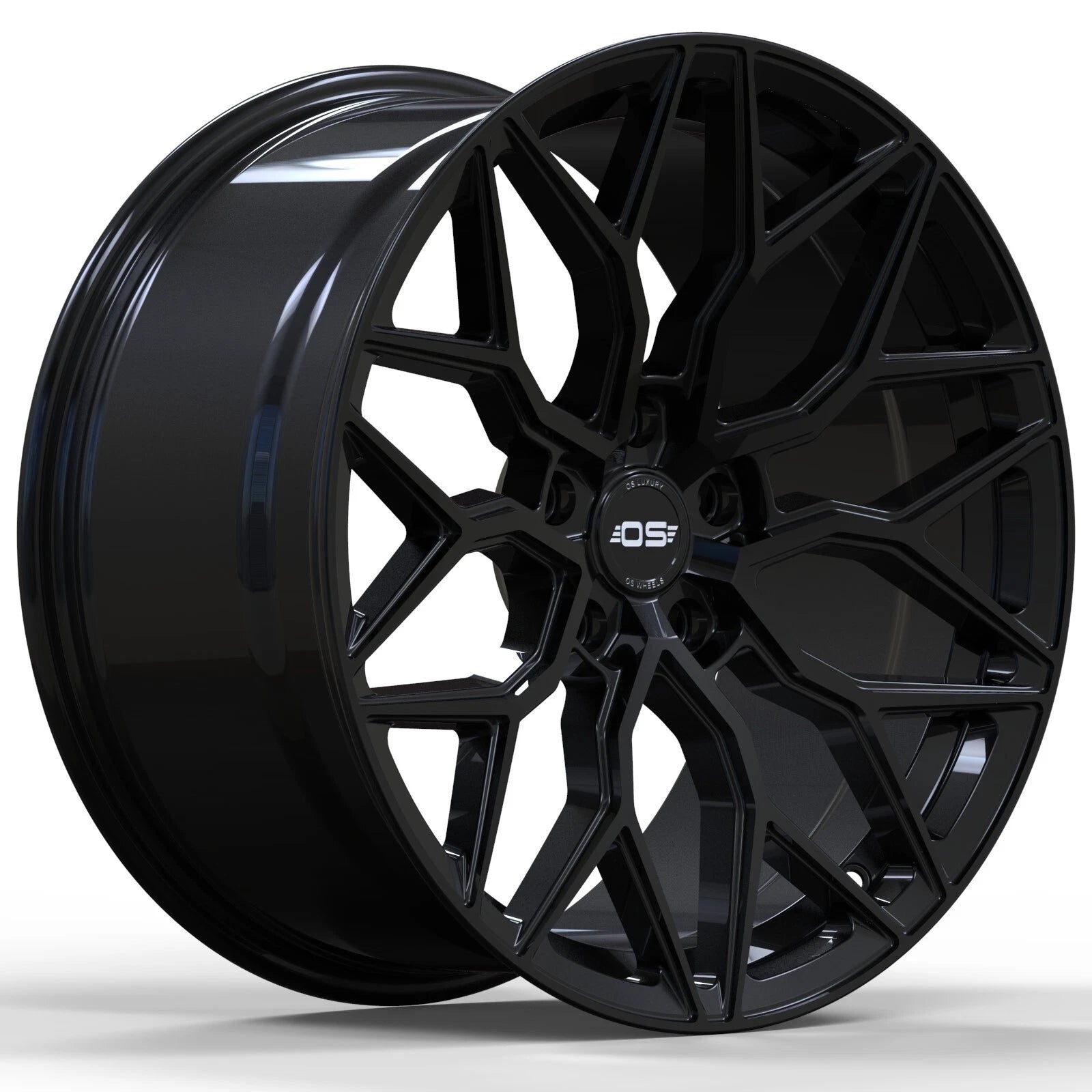21” Gloss Black wheels rims Tesla S 21x9 & 10.5